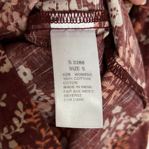 Woolrich Women’s Fall Floral Button Down Classic Shirt Size Small - Picture 4 of 7